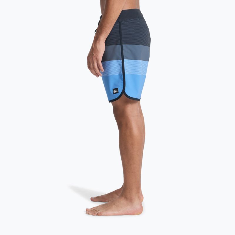 Szorty kąpielowe męskie Quiksilver Surfsilk Scallop 18" black tijuana 4