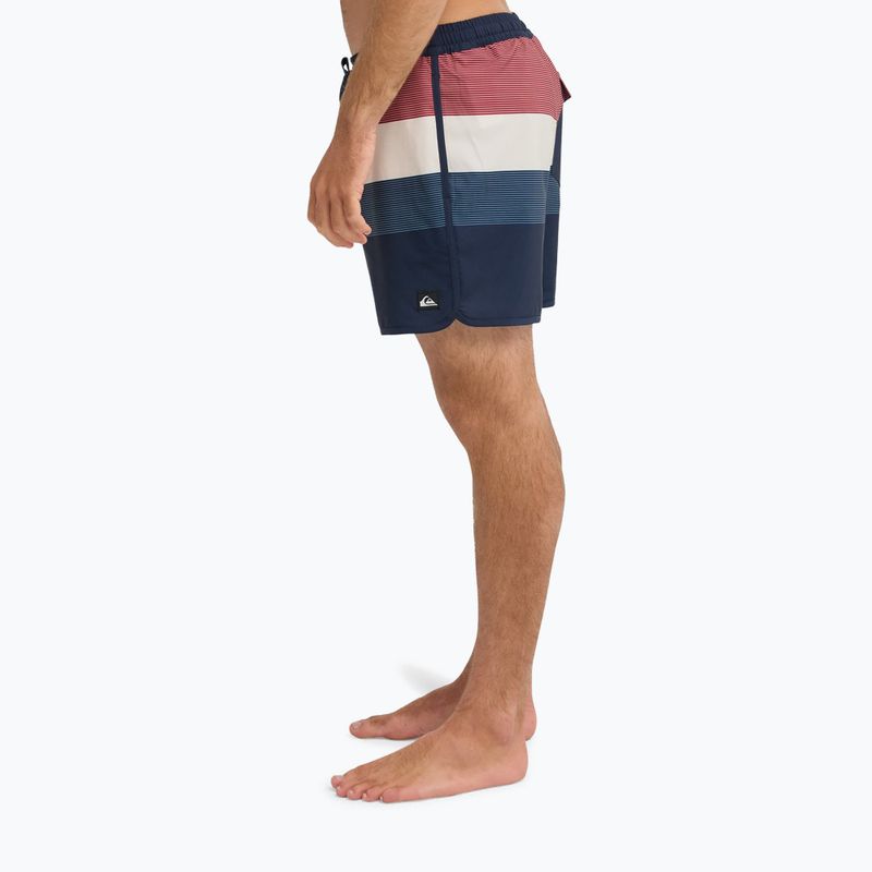 Szorty kąpielowe męskie Quiksilver Stretch Scallop Volley 16" dark navy tijuana 4