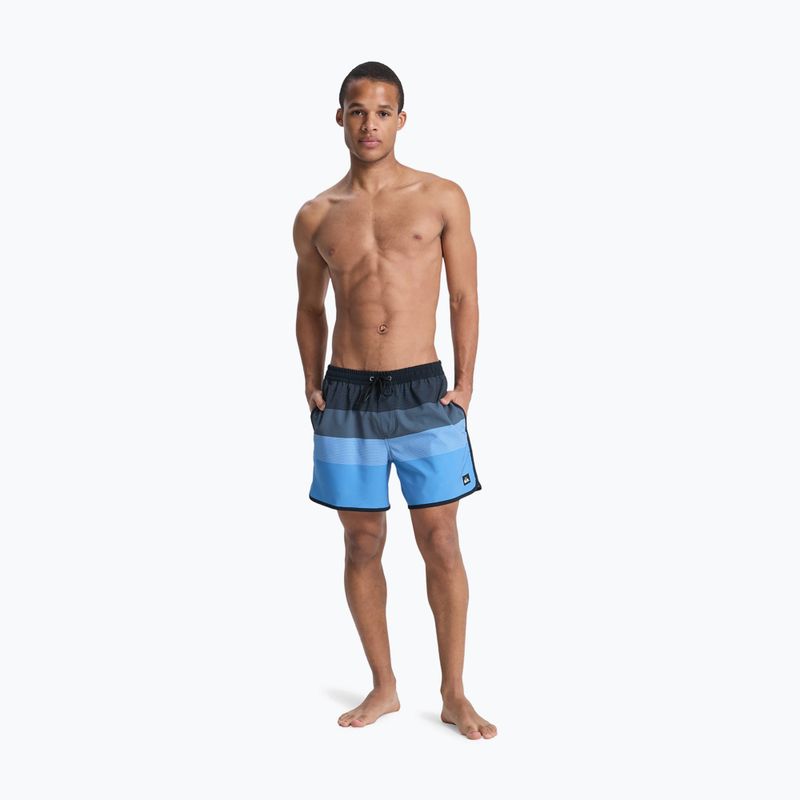 Szorty kąpielowe męskie Quiksilver Stretch Scallop Volley 16" black tijuana 2