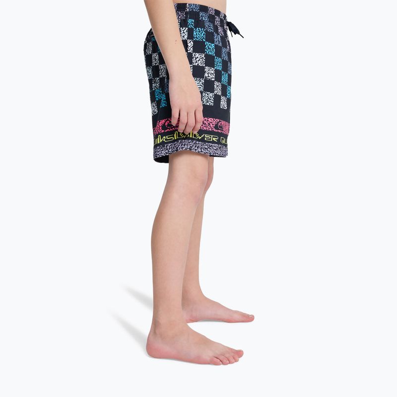 Szorty kąpielowe dziecięce Quiksilver Everyday Printed Volley 14" dark navy next gen 3