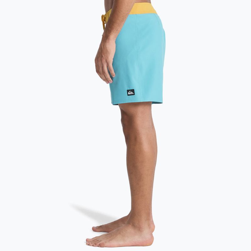 Szorty kąpielowe męskie Quiksilver Surfsilk Kaimana 16" aqua 4