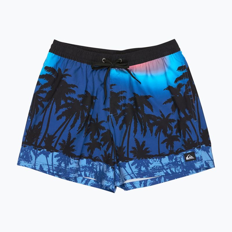 Szorty kąpielowe męskie Quiksilver Everyday Printed Volley 15" monaco blue thermotropics 7
