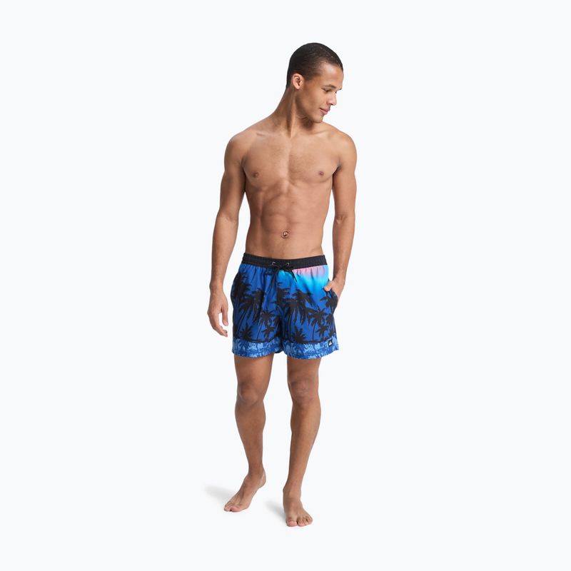 Szorty kąpielowe męskie Quiksilver Everyday Printed Volley 15" monaco blue thermotropics 2