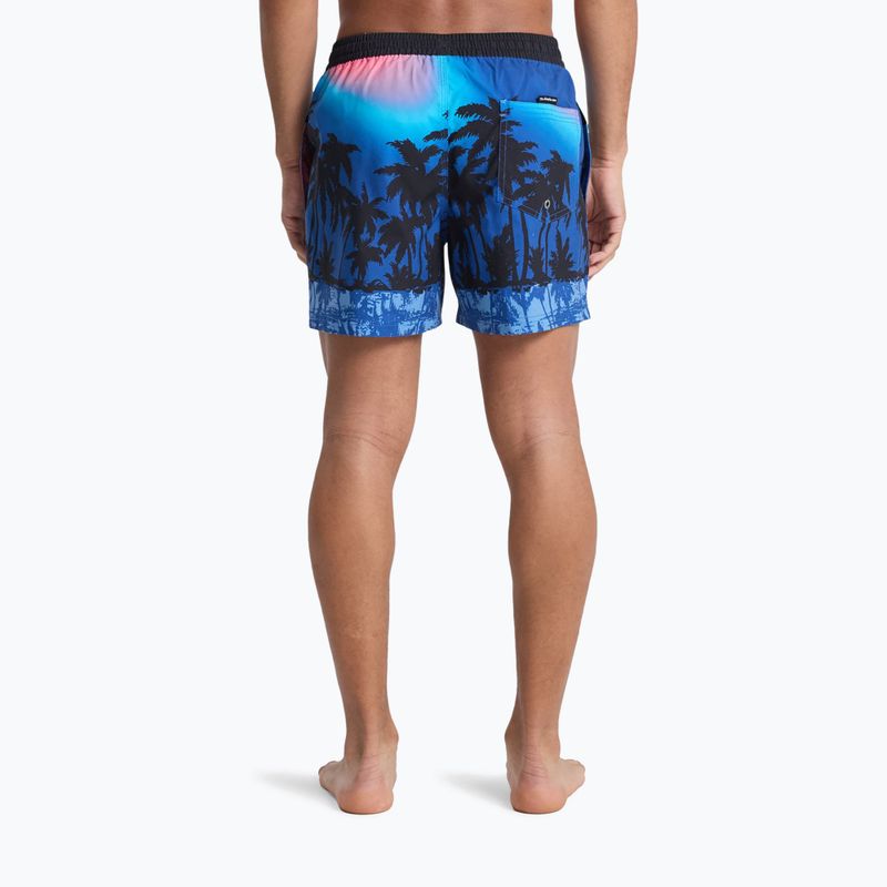 Szorty kąpielowe męskie Quiksilver Everyday Printed Volley 15" monaco blue thermotropics 3