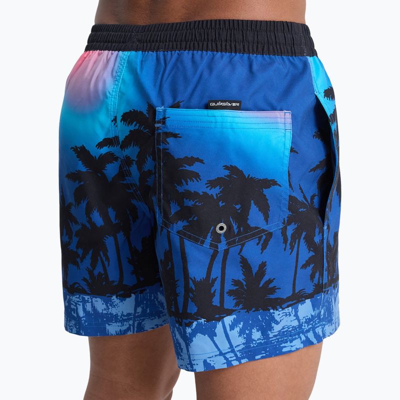 Szorty kąpielowe męskie Quiksilver Everyday Printed Volley 15" monaco blue thermotropics 6
