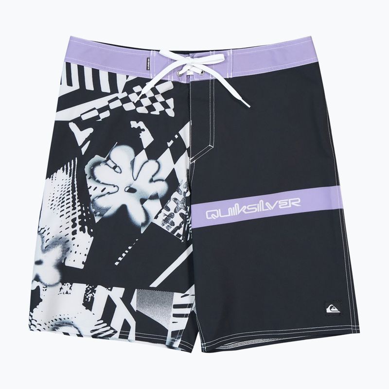 Szorty kąpielowe męskie Quiksilver Surfsilk Straight 20" black block momentum 7