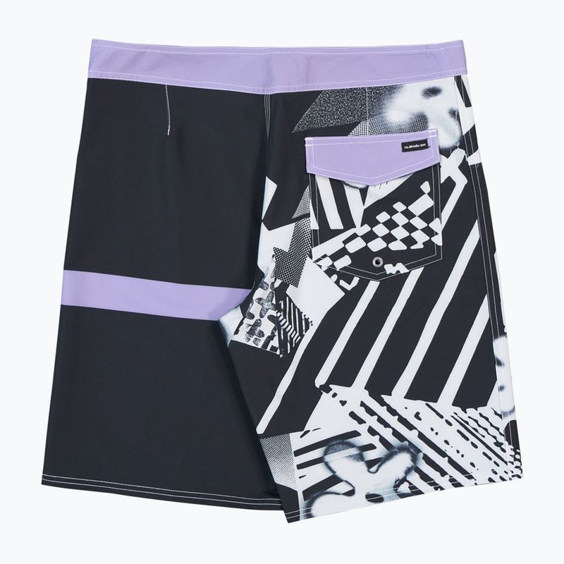 Szorty kąpielowe męskie Quiksilver Surfsilk Straight 20" black block momentum 8