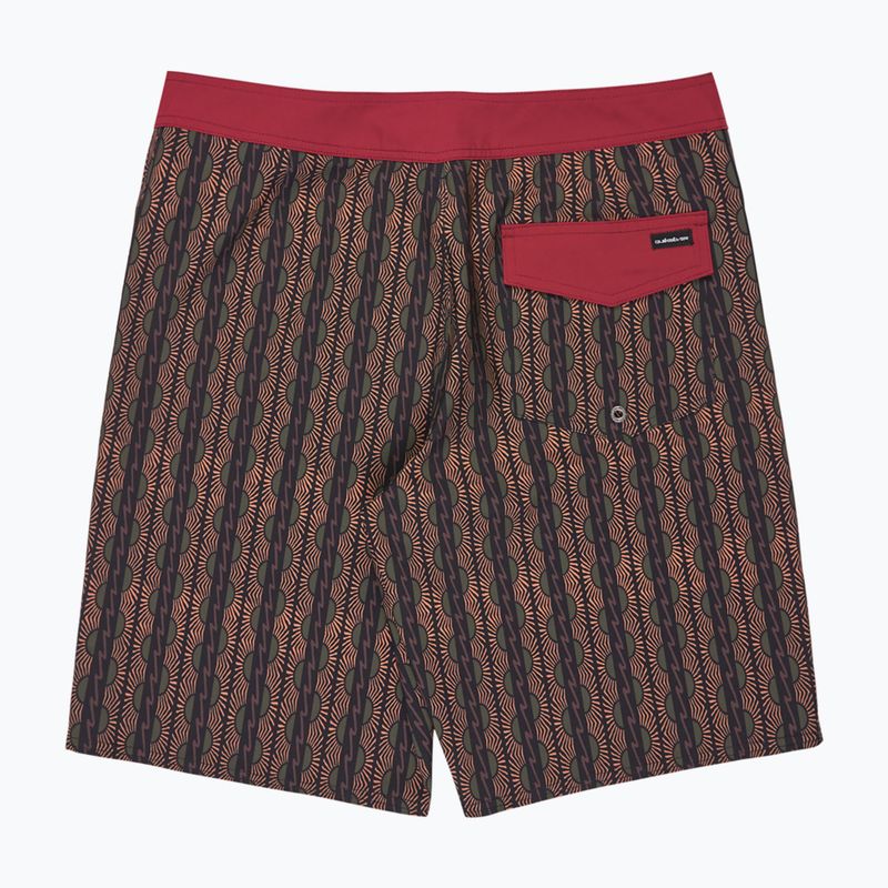 Szorty kąpielowe męskie Quiksilver Surfsilk Straight 20" black horizons 8