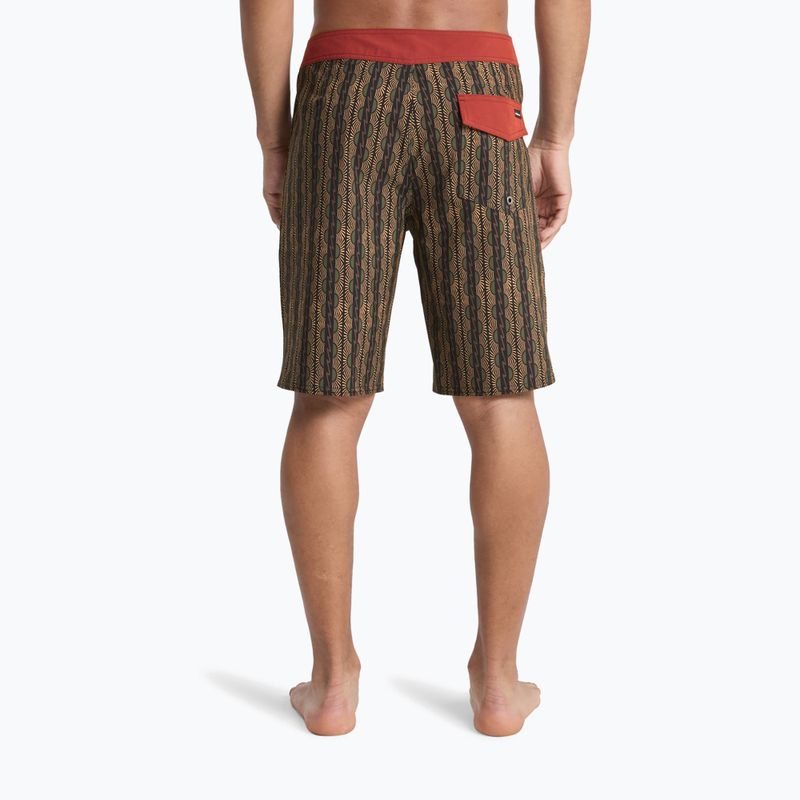 Szorty kąpielowe męskie Quiksilver Surfsilk Straight 20" black horizons 3