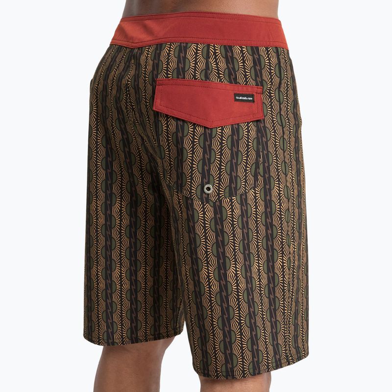 Szorty kąpielowe męskie Quiksilver Surfsilk Straight 20" black horizons 6