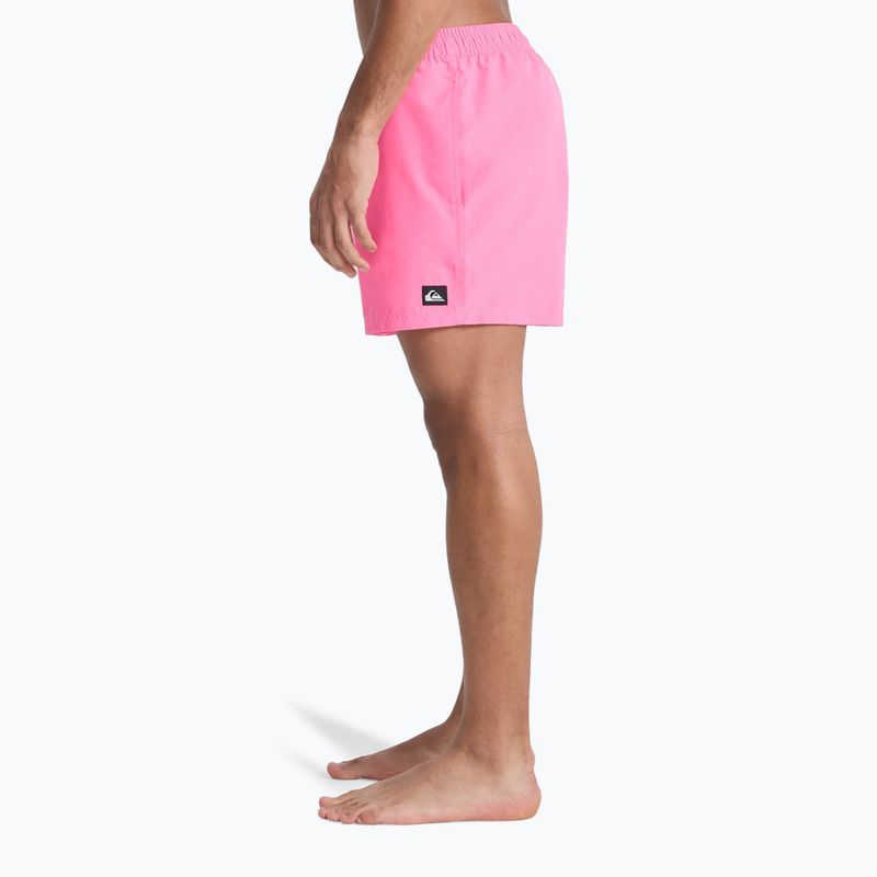 Szorty kąpielowe męskie Quiksilver Everyday Solid Volley 15" pink lemonade 4