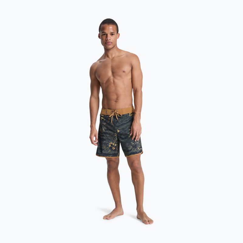 Szorty kąpielowe męskie Quiksilver Surfsilk Scallop 18" black sundown 2
