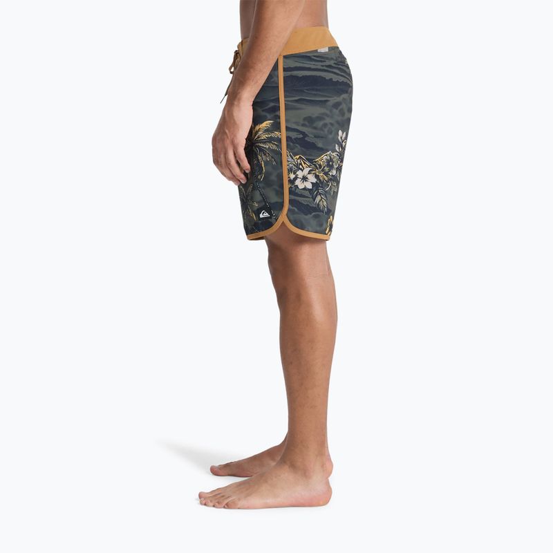 Szorty kąpielowe męskie Quiksilver Surfsilk Scallop 18" black sundown 4