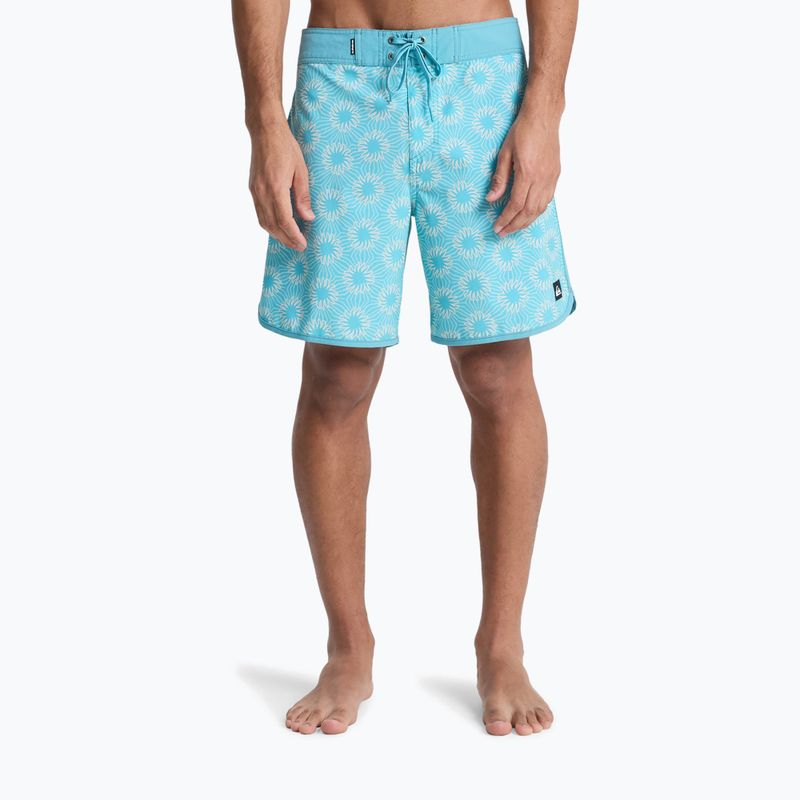 Szorty kąpielowe męskie Quiksilver Surfsilk Scallop 18" aqua ocean mayhem