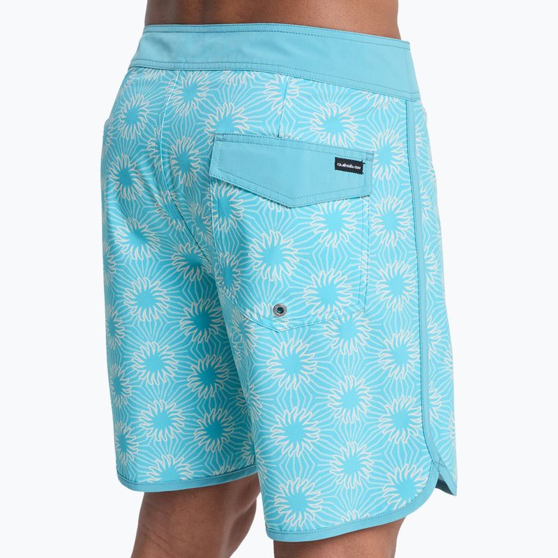 Szorty kąpielowe męskie Quiksilver Surfsilk Scallop 18" aqua ocean mayhem 6