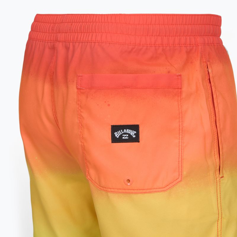 Szorty kąpielowe męskie Billabong All Day Fade Layback retro yellow 10