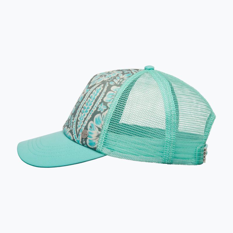 Czapka z daszkiem damska ROXY Beautiful Morning oil green wildside paisley 3