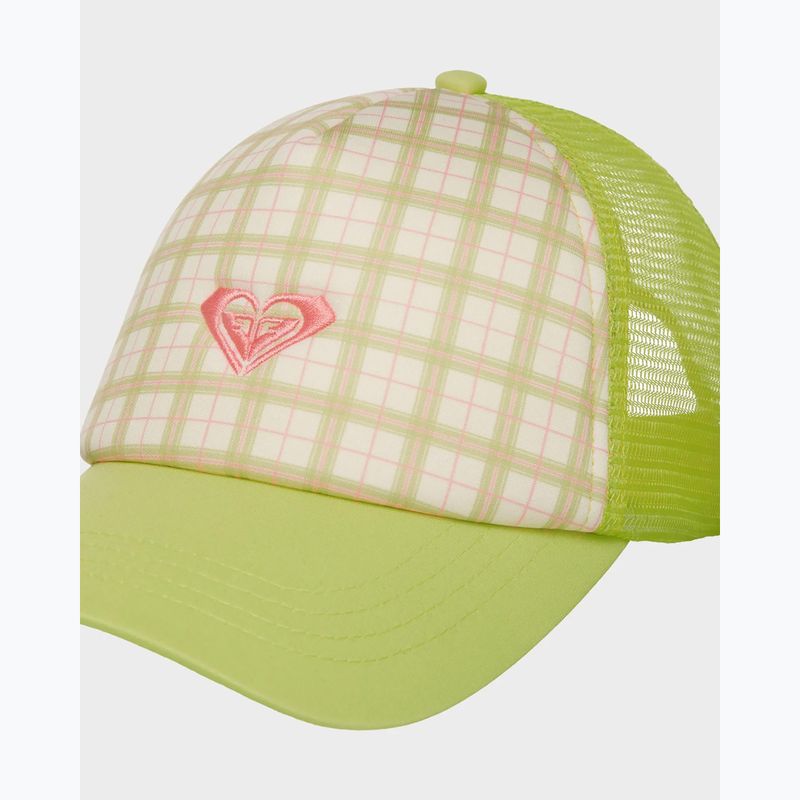 Czapka z daszkiem damska ROXY Beautiful Morning cloud dancer swell plaid 4