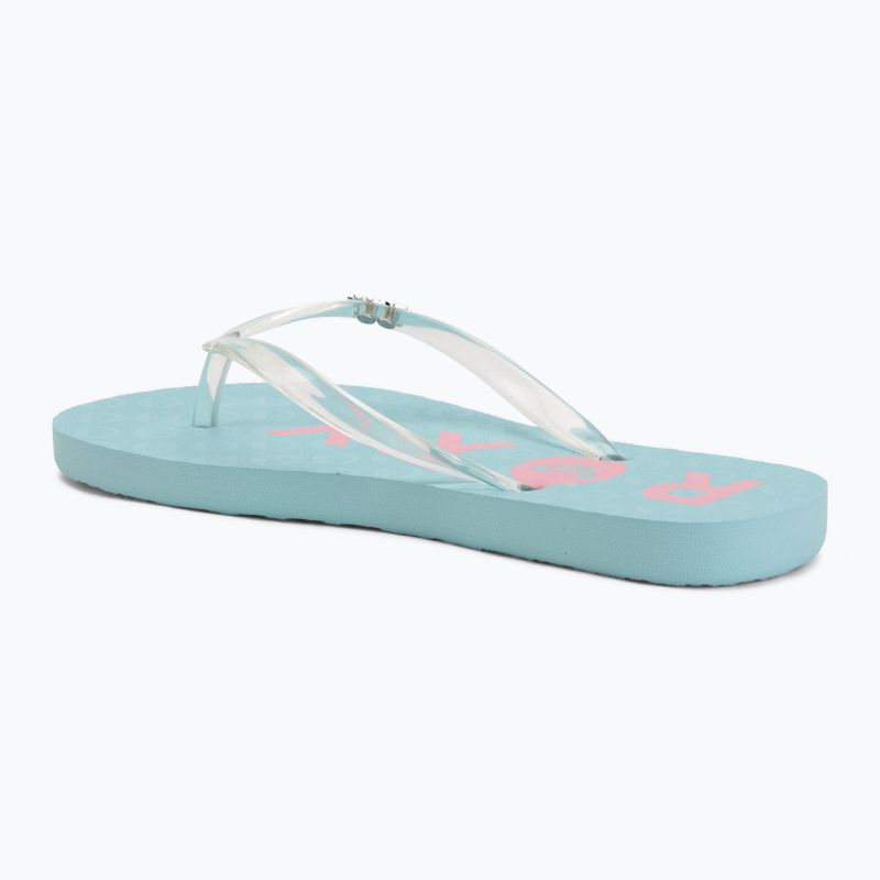 Japonki dziecięce ROXY Viva Jelly aqua splash 3