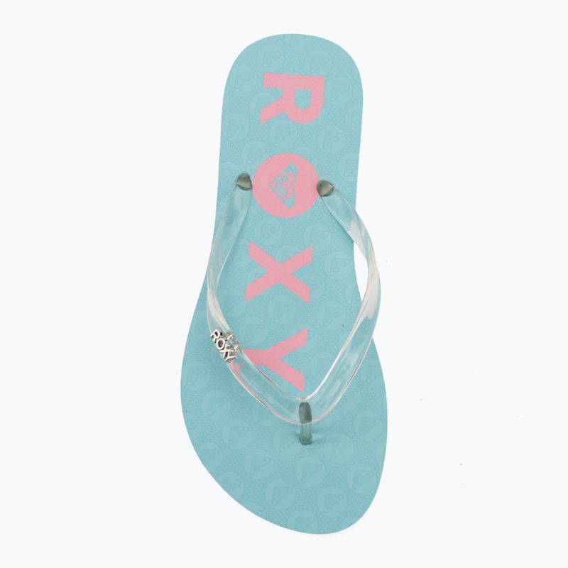 Japonki dziecięce ROXY Viva Jelly aqua splash 5