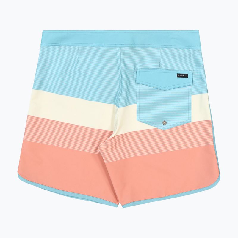 Szorty kąpielowe męskie Quiksilver Surfsilk Scallop 18" desert sand/tijuana 8