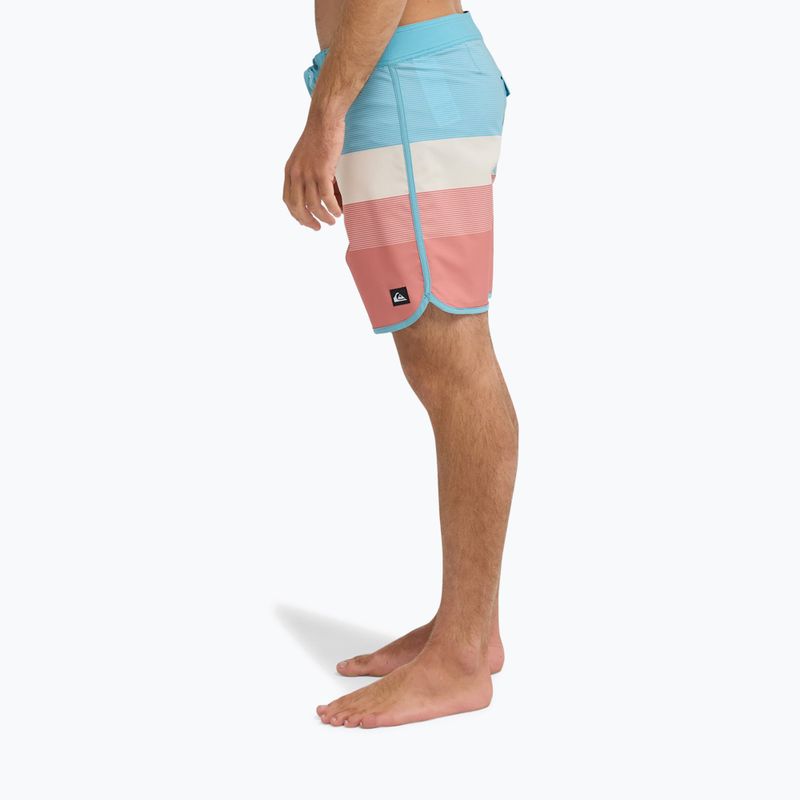 Szorty kąpielowe męskie Quiksilver Surfsilk Scallop 18" desert sand/tijuana 4