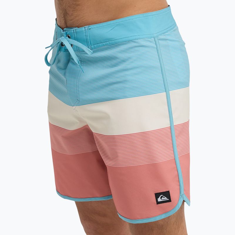 Szorty kąpielowe męskie Quiksilver Surfsilk Scallop 18" desert sand/tijuana 5