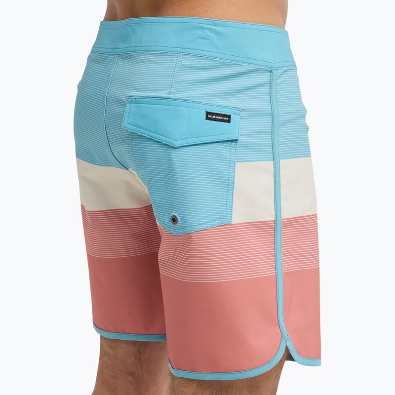 Szorty kąpielowe męskie Quiksilver Surfsilk Scallop 18" desert sand/tijuana 6