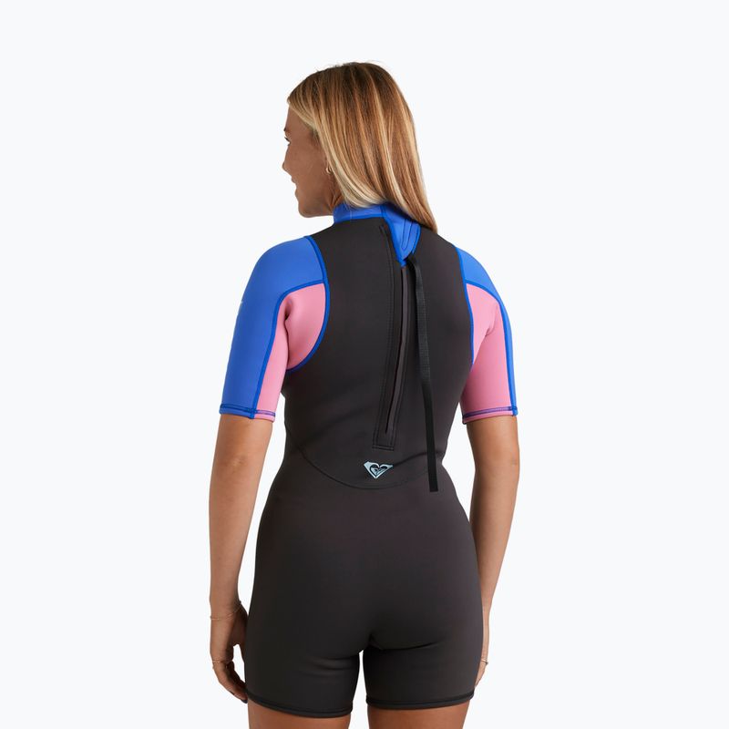 Pianka do pływania damska ROXY 2/2 mm Prologue+ SS Springsuit Flock cobalt 3