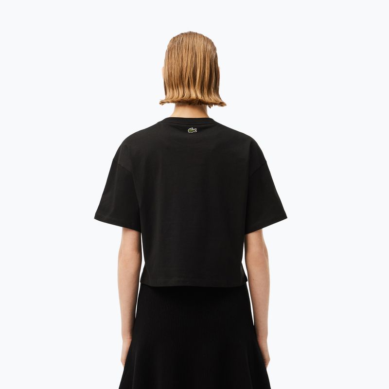 Koszulka damska Lacoste TF2523 black 3