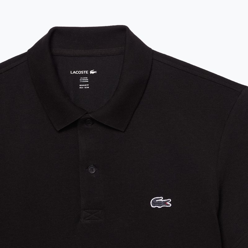 Koszulka polo męska Lacoste Polo DH5522 black 5