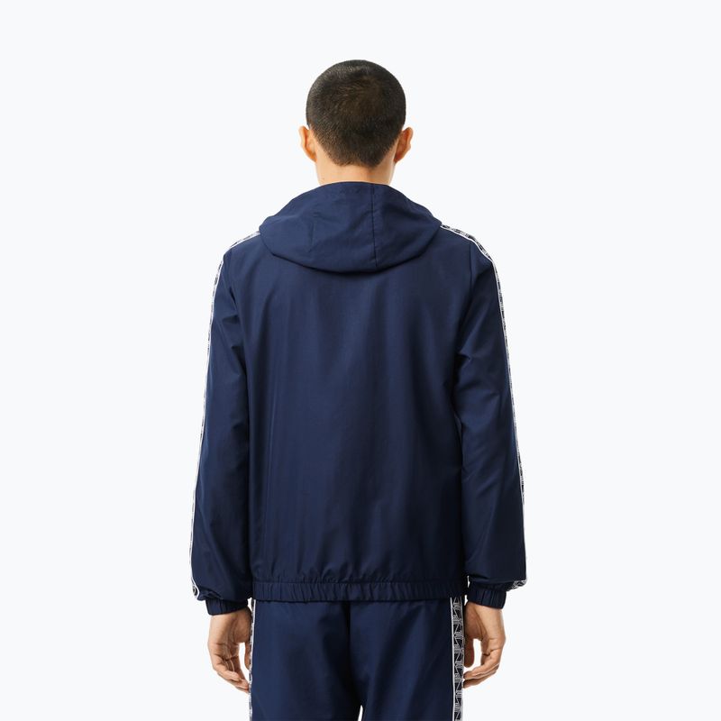 Kurtka męska Lacoste BH2538 navy blue/white 3