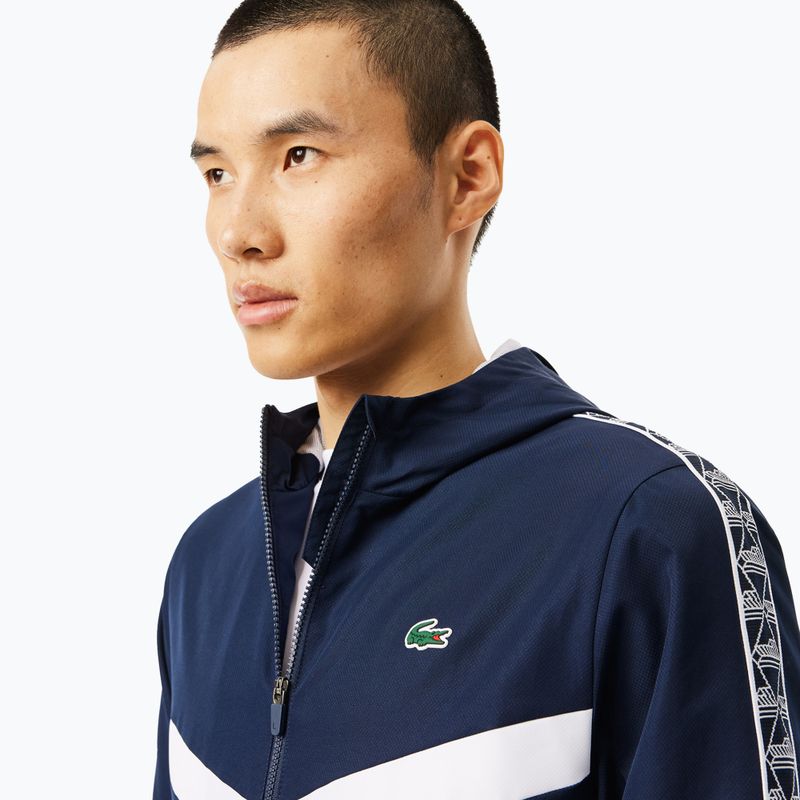 Kurtka męska Lacoste BH2538 navy blue/white 4