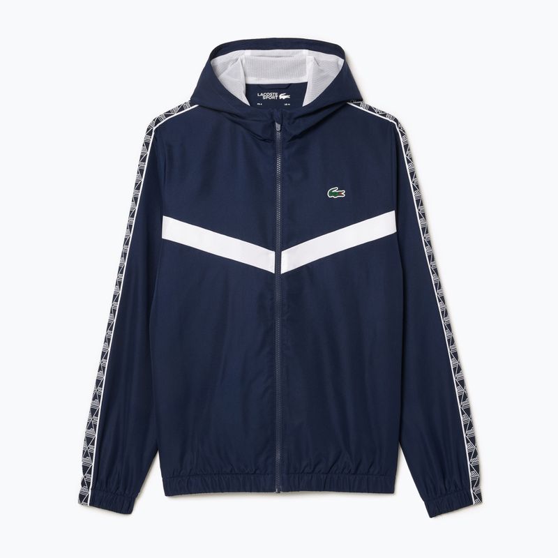 Kurtka męska Lacoste BH2538 navy blue/white 5