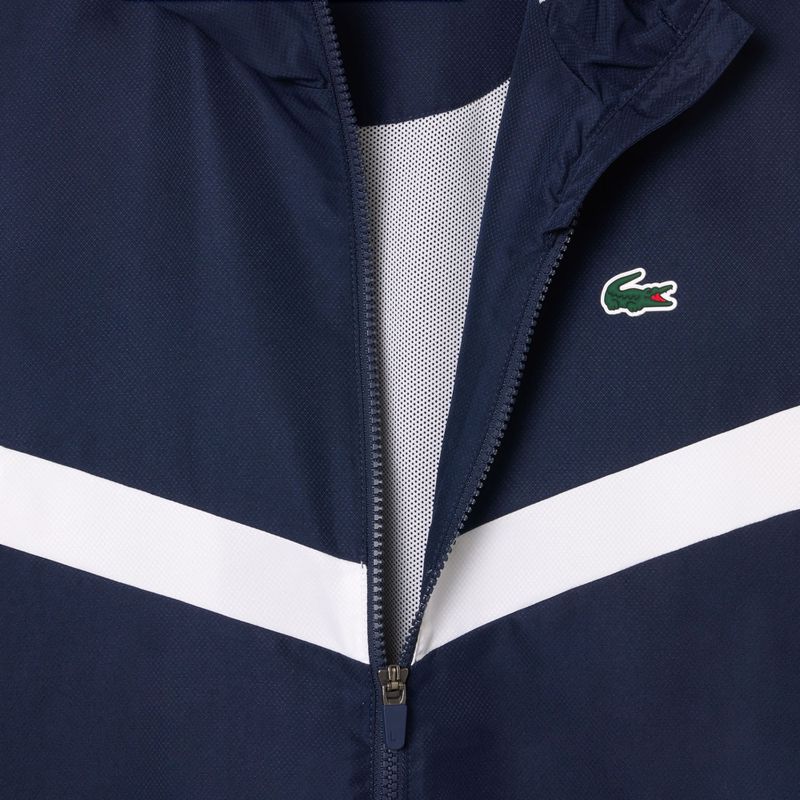 Kurtka męska Lacoste BH2538 navy blue/white 6