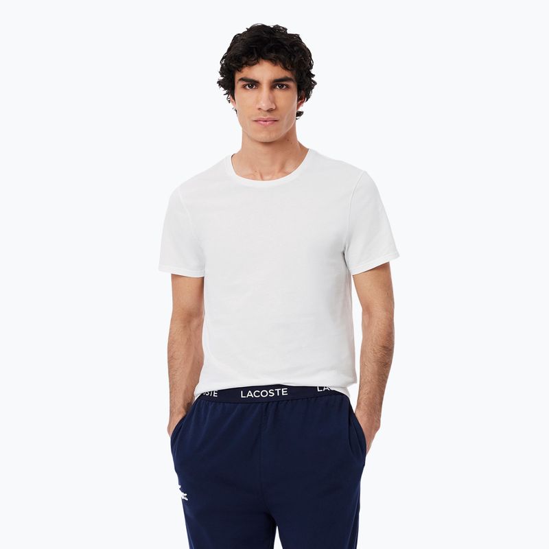 Koszulka męska Lacoste TH9007 3-pak white/silver chine/black 2
