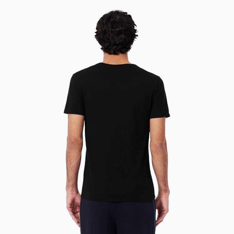 Koszulka męska Lacoste TH9007 3-pak black 4
