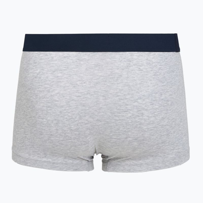 Bokserki męskie Lacoste 5H1288 3 pary navy blue/silver chine/methylene 3