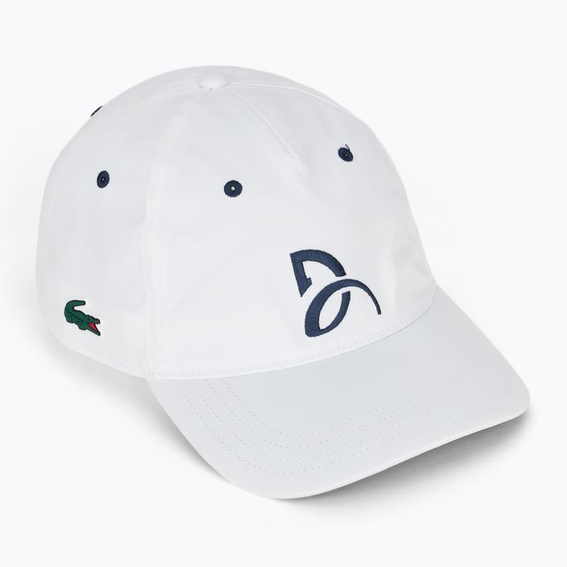Koszulka tenisowa męska + czapka Lacoste Novak Djokovic TH1044 green/navy blue 8