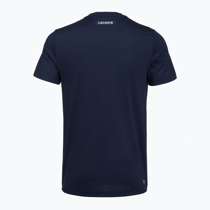 Koszulka tenisowa męska Lacoste TH0004 navy blue 2