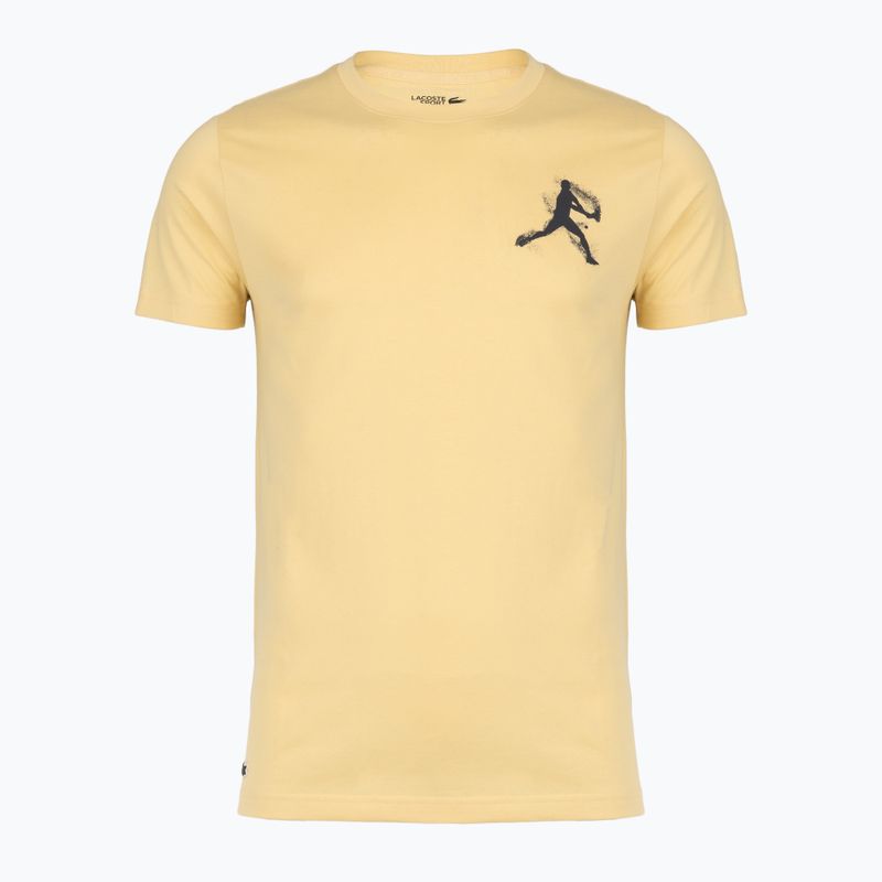 Koszulka męska + czapka Lacoste TH1044 soya/white 2
