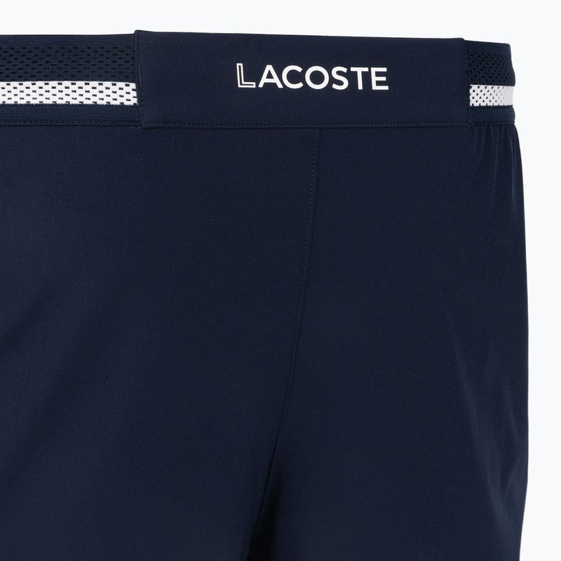 Spodenki tenisowe męskie Lacoste X Novak Djokovic GH7413 navy blue/white 4