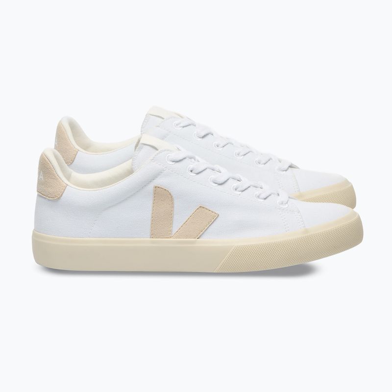 Buty damskie VEJA Campo Canvas white/sable 2