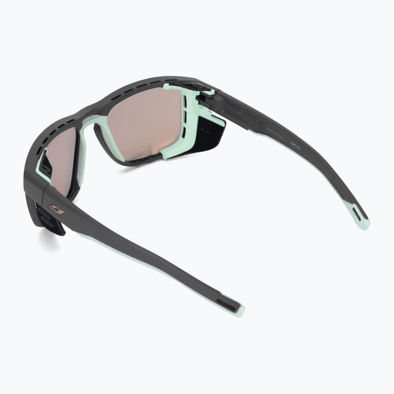 Okulary przeciwsłoneczne Julbo Shield Reactiv Glare Control dark grey/green pastel 3