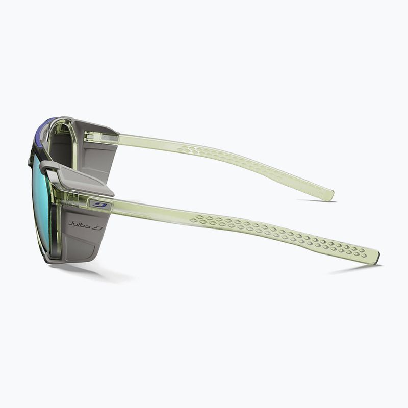 Okulary przeciwsłoneczne Julbo Slack Cover Spectron HD Polarized shiny translucent army green/gray 10
