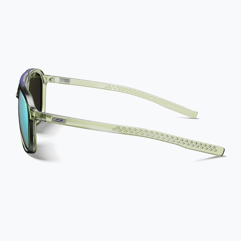 Okulary przeciwsłoneczne Julbo Slack Cover Spectron HD Polarized shiny translucent army green/gray 11