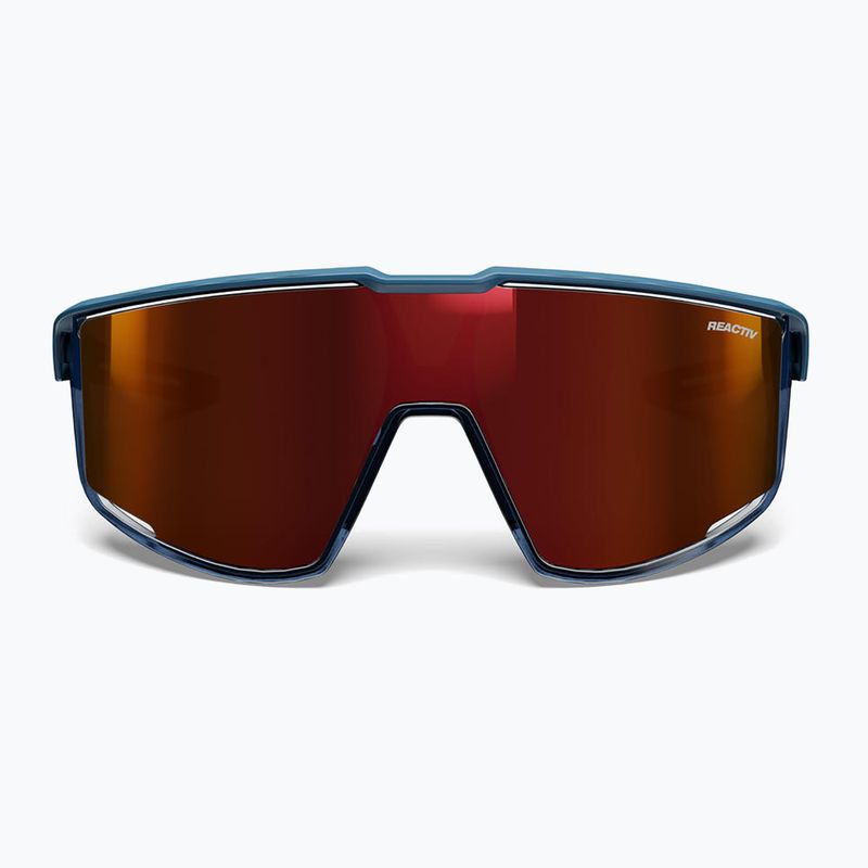 Okulary przeciwsłoneczne Julbo Fury Reactiv High Contrast matt blue/translu blue 7