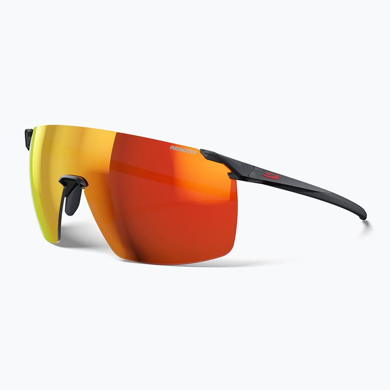 Okulary przeciwsłoneczne Julbo Faster L Reactiv Light Amplifier matt translu black 6