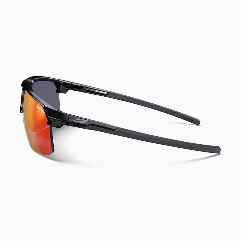 Okulary przeciwsłoneczne Julbo Liry Reactiv Light Amplifier shiny black/shiny translu dark grey 8