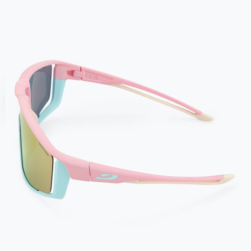 Okulary przeciwsłoneczne Julbo Fury Spectron matt pastel pink/light blue/multilayer pink glod 4